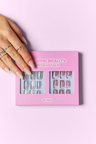 Misty Rose SO PINK BEAUTY Press On Nails 2 Packs Valentine's Day