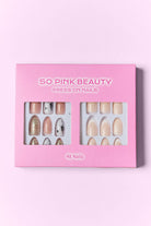 Misty Rose SO PINK BEAUTY Press On Nails 2 Packs Valentine's Day