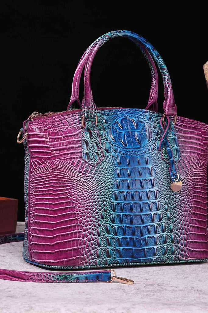 Thistle Gradient PU Leather Handbag