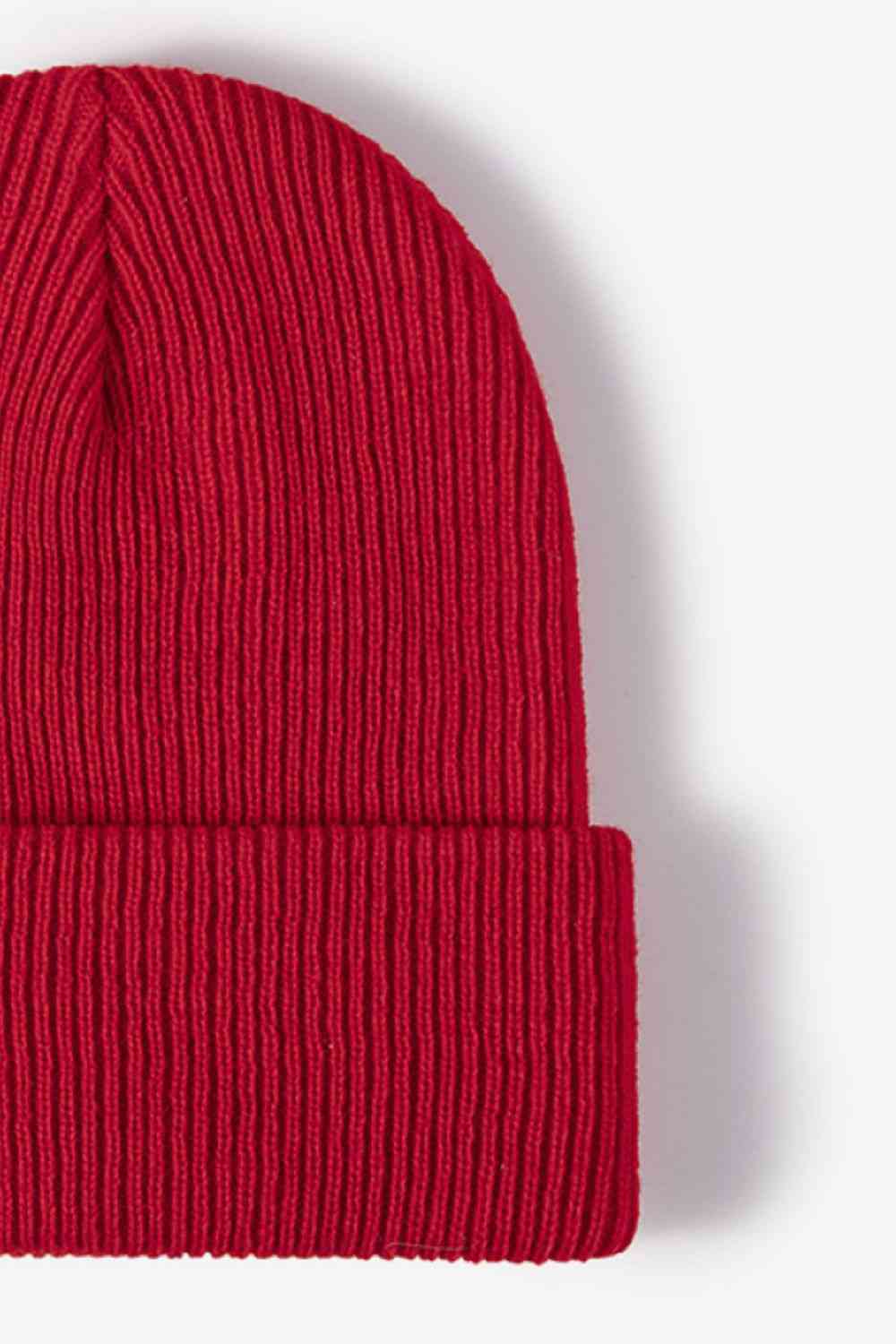 Brown Warm Winter Knit Beanie Winter Accessories