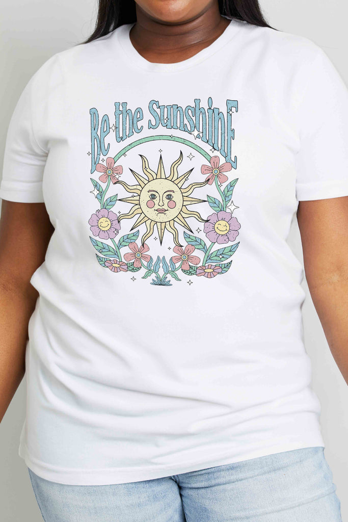Lavender Simply Love Simply Love Full Size BE THE SUNSHINE Graphic Cotton Tee Graphic Tees