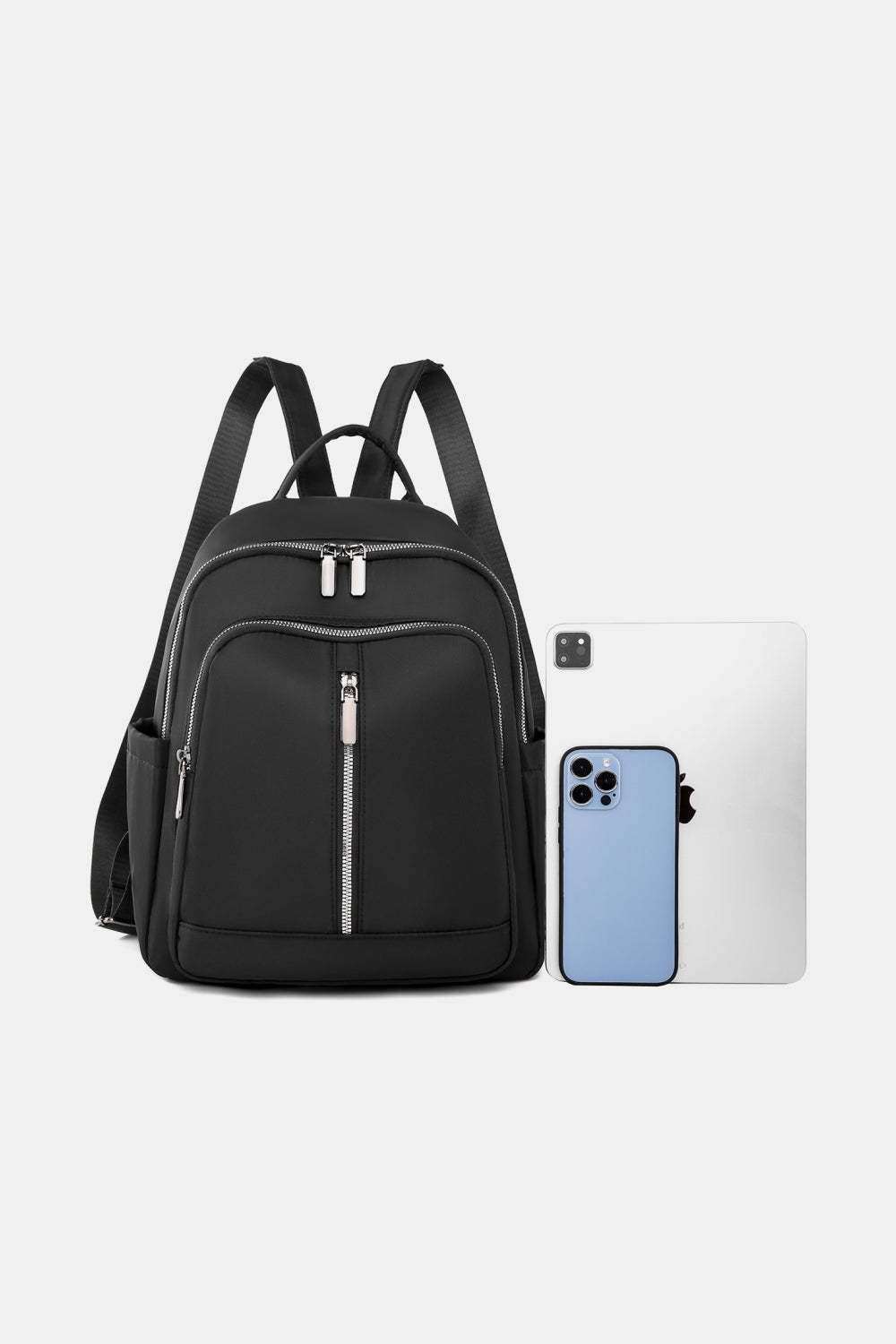 Dark Slate Gray Flawless Medium Nylon Backpack Handbags