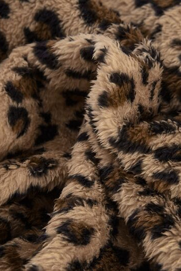 Black Leopard Open Front Hooded Jacket Trends