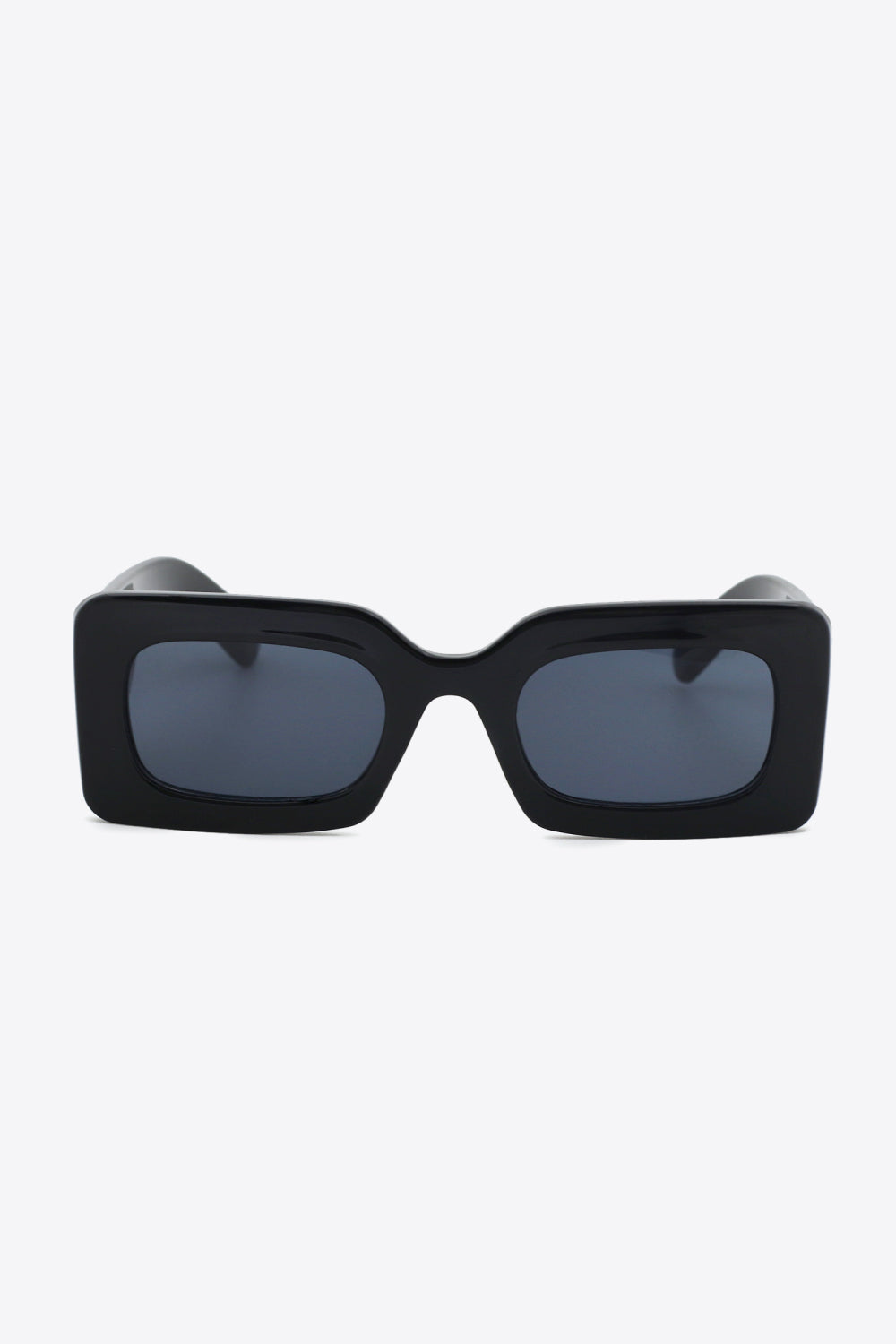 White Smoke First Of All Polycarbonate Frame Rectangle Sunglasses Sunglasses