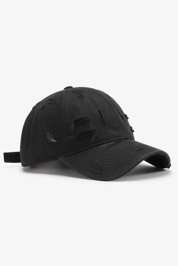 Dark Slate Gray Distressed Adjustable Baseball Cap Gifts