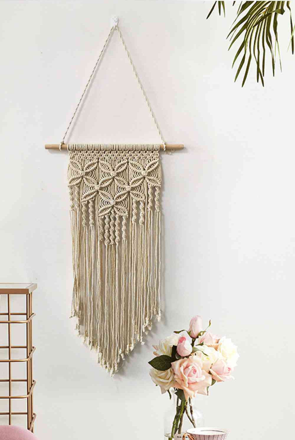 Antique White Macrame Wall Hanging Decor Gifts
