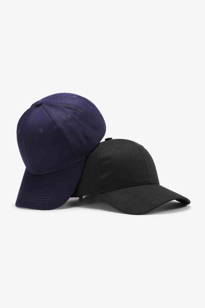 Dark Slate Gray Plain Adjustable Cotton Baseball Cap Gifts