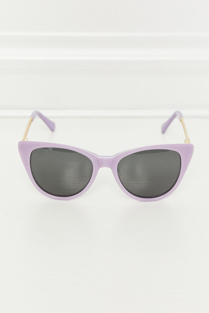 Beige Cat-Eye Acetate Frame Sunglasses Accessories