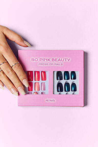Misty Rose SO PINK BEAUTY Press On Nails 2 Packs Valentine's Day