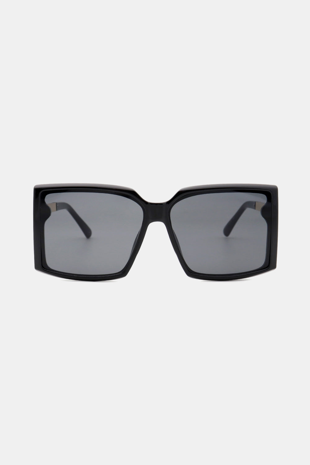 White Smoke Polycarbonate Frame Square Sunglasses Clothing