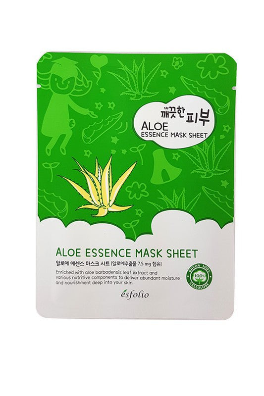 Forest Green Esfolio Essence Mask Sheet Compressed Skin Care Mask Sheets