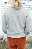 Light Gray Casual Weekend Letter Graphic Sweatshirt Sweatshirts
