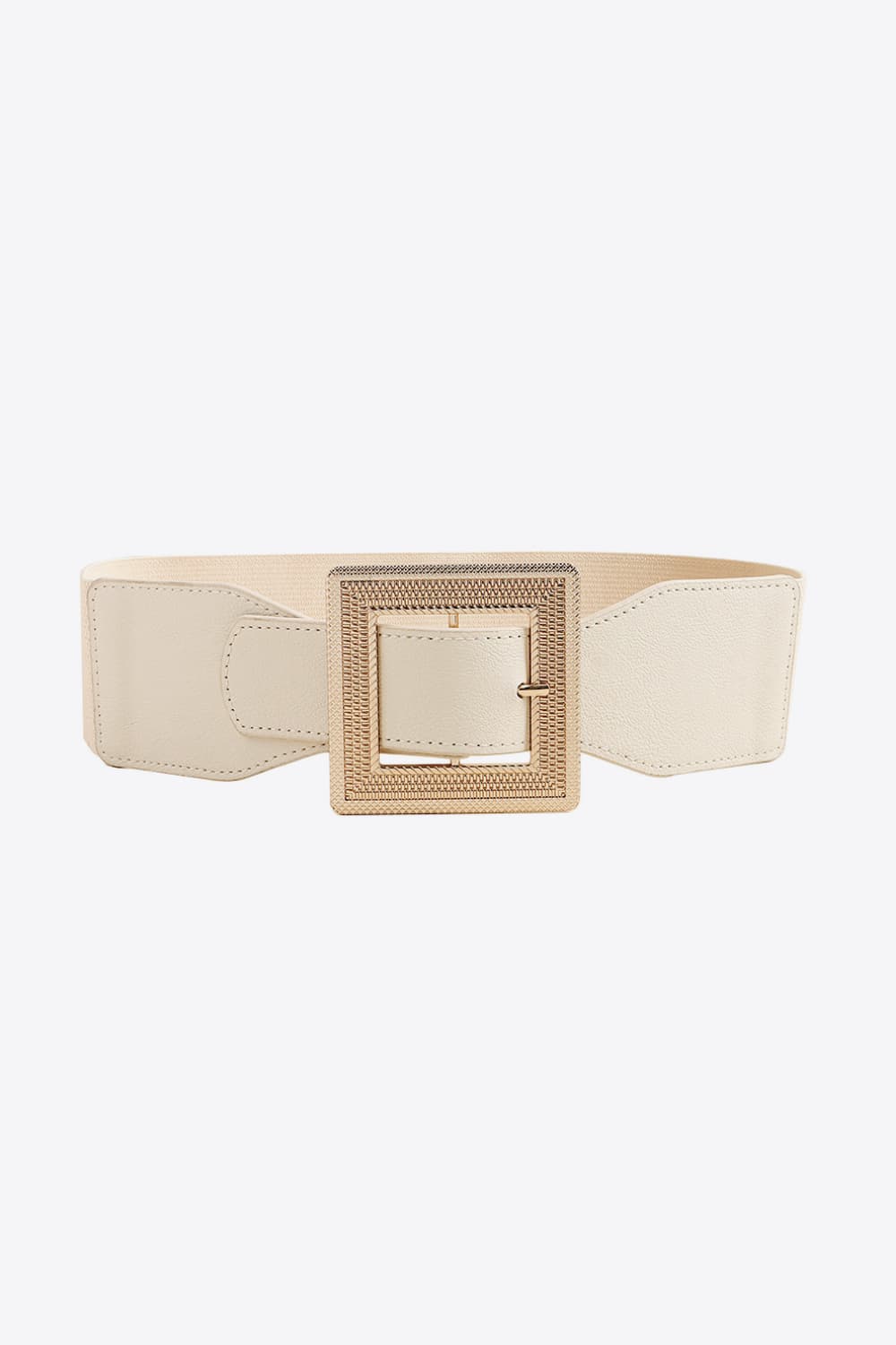 White Smoke PU Leather Belt Clothing