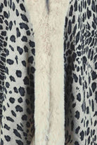 Gray Leopard Open Front Poncho Trends