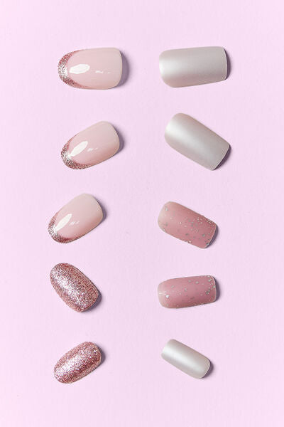 Misty Rose SO PINK BEAUTY Press On Nails 2 Packs Valentine's Day