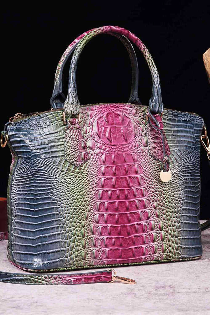 Thistle Gradient PU Leather Handbag