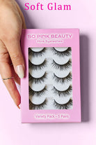 Thistle SO PINK BEAUTY Mink Eyelashes 5 Pairs Valentine's Day