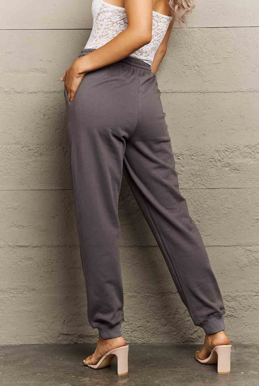 Dim Gray Simply Love Full Size CELESTIAL DREAMER Graphic Sweatpants Sweatpants