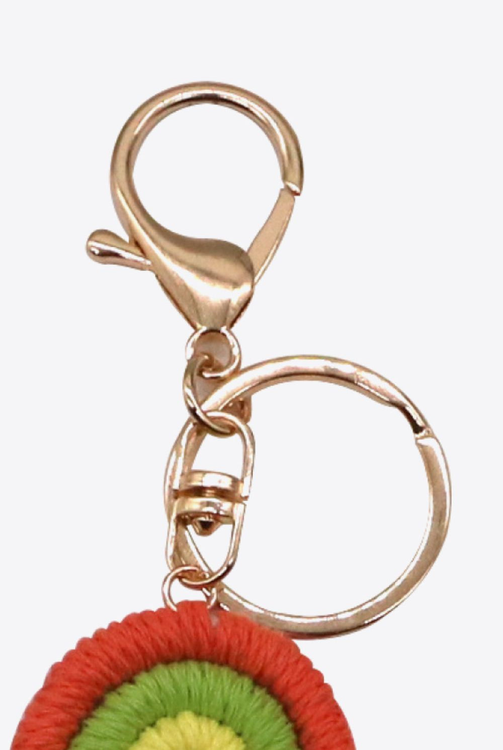 Sienna Assorted 4-Pack Rainbow Fringe Keychain Key Chains
