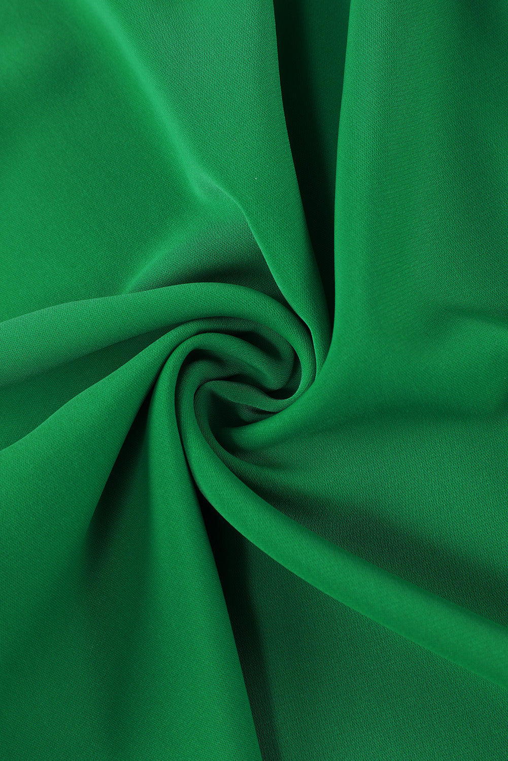 Forest Green Three-Quarter Sleeve Slit Shirt Tops