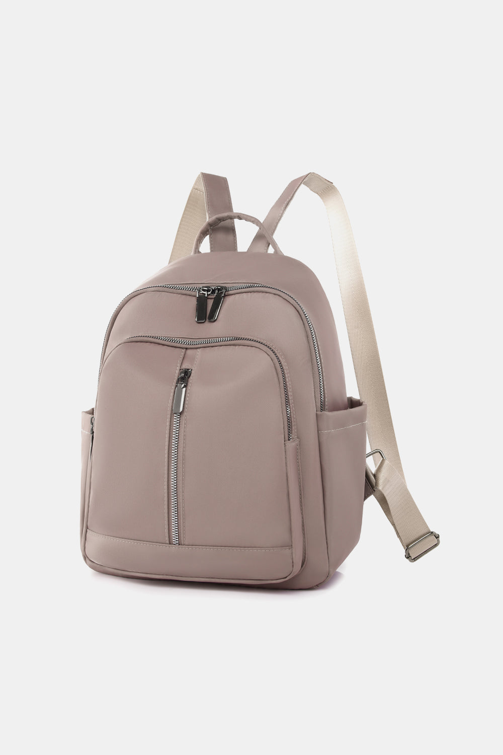 White Smoke Flawless Medium Nylon Backpack Handbags