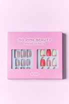 Misty Rose SO PINK BEAUTY Press On Nails 2 Packs Valentine's Day