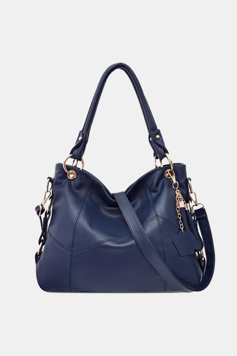 Dark Slate Gray New Adventures PU Leather Tote Bag Handbags