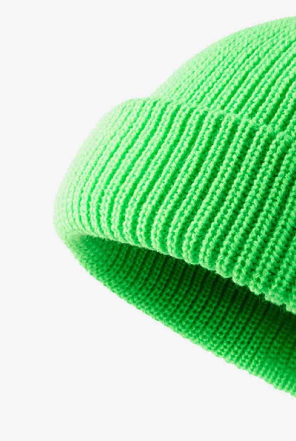 Forest Green Calling For Winter Rib-Knit Beanie Winter Accessories
