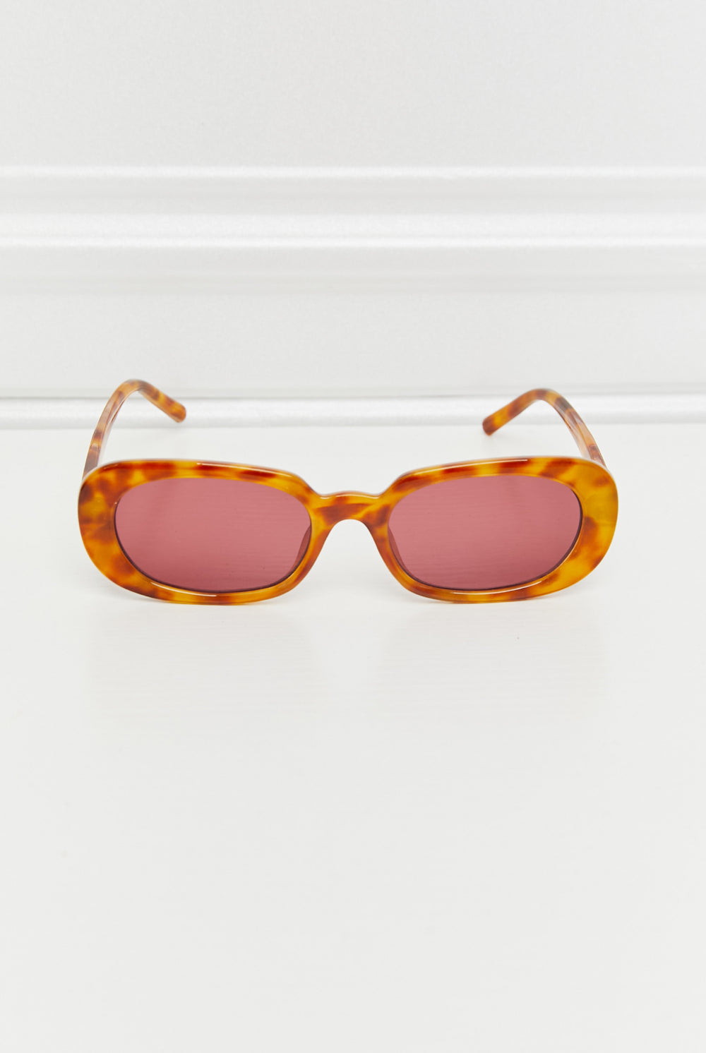 Lavender Oval Full Rim Sunglasses Accessories