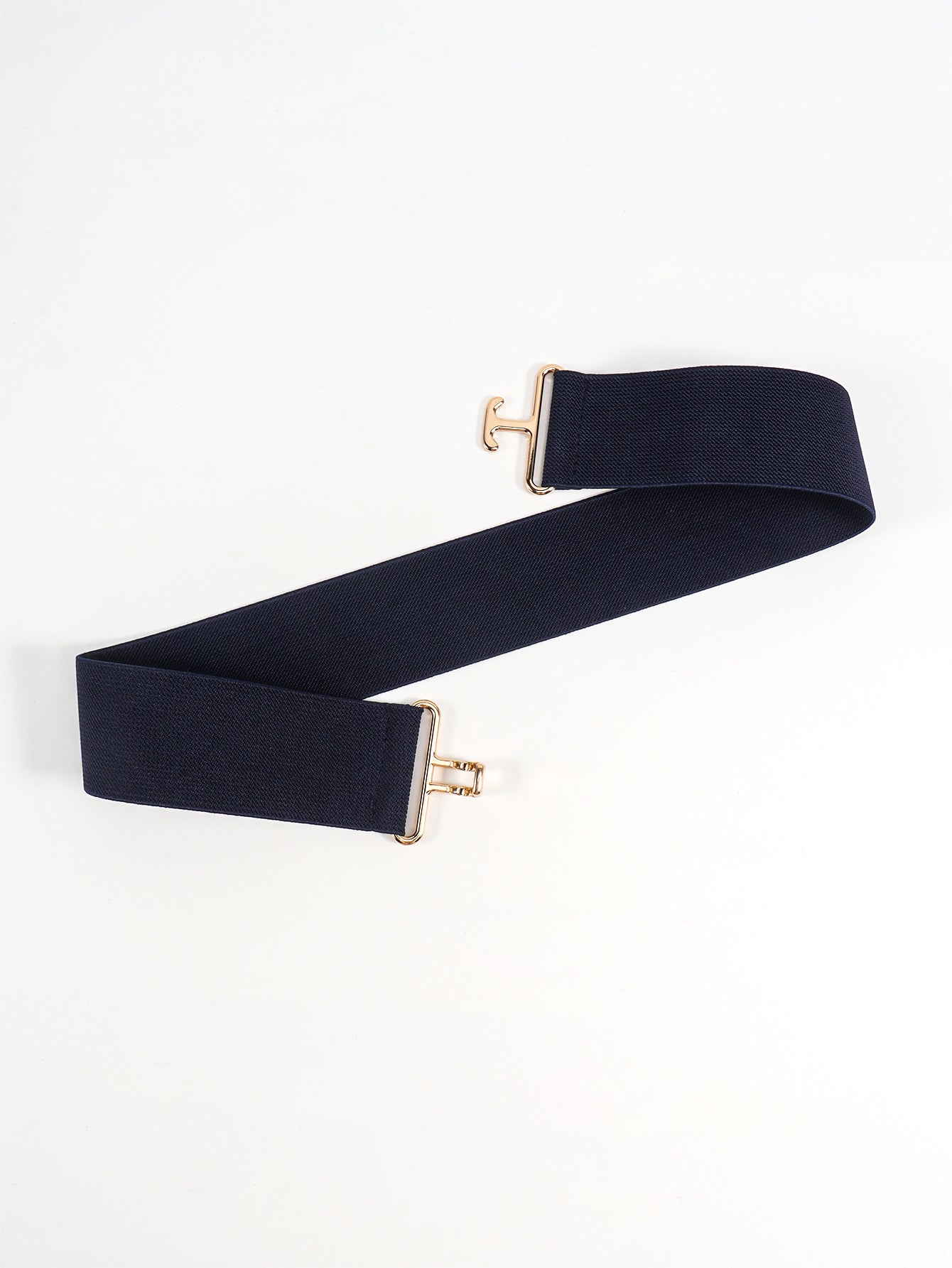 Dark Slate Gray Timeless Classic Elastic Wide Belt Belts