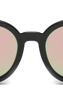 Gray Women Round Fashion Sunglasses
