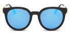 Sky Blue Women Round Fashion Sunglasses