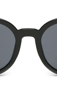 Dim Gray Women Round Fashion Sunglasses