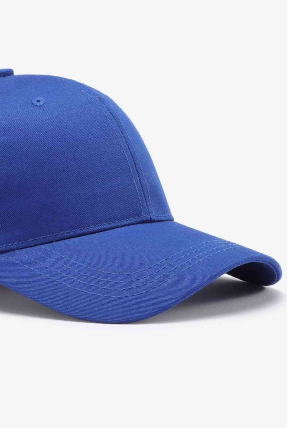 Dark Slate Blue Plain Adjustable Cotton Baseball Cap Gifts