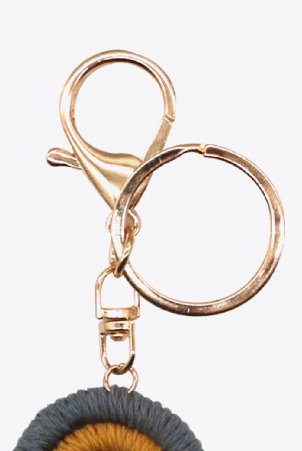 White Smoke Assorted 4-Pack Rainbow Fringe Keychain Key Chains