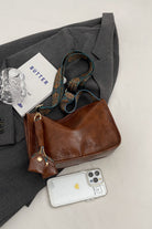 Dark Slate Gray Adored PU Leather Shoulder Bag Handbags