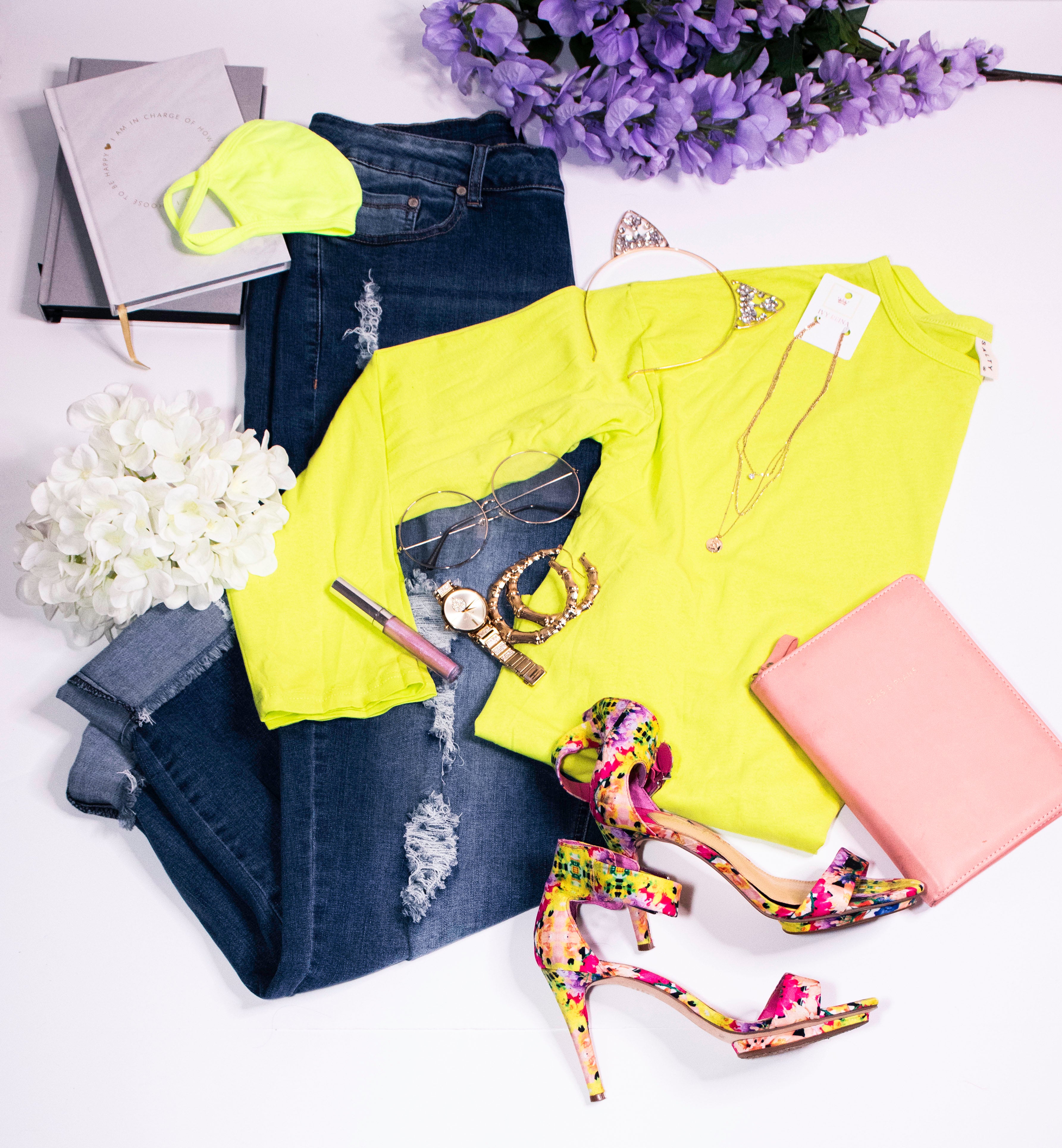 Light Goldenrod Esther Tee T-Shirts