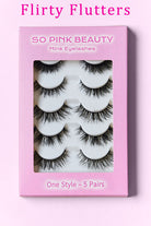 Misty Rose SO PINK BEAUTY Mink Eyelashes 5 Pairs Valentine's Day