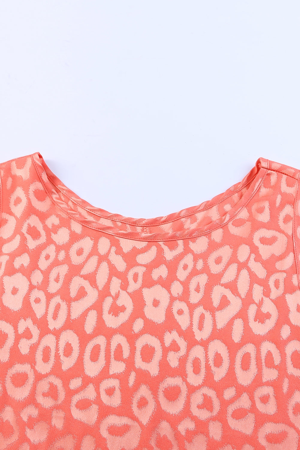 Misty Rose Sweet Days Leopard Round Neck Tank Clothes