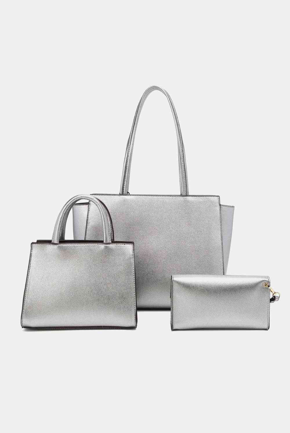 Lavender Nicole Lee USA Regina 3-Piece Satchel Bag Set Gifts