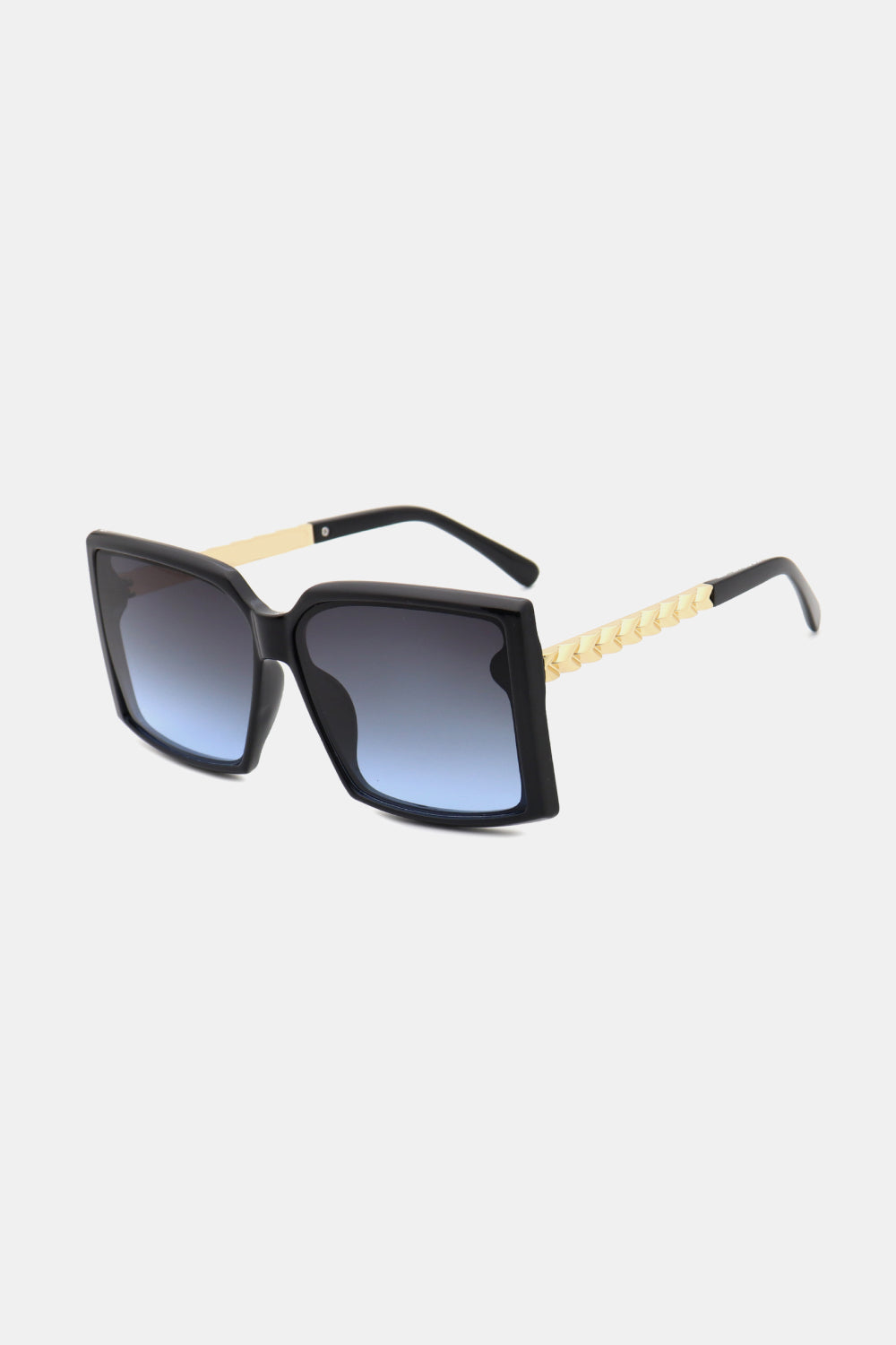 White Smoke Polycarbonate Frame Square Sunglasses Clothing