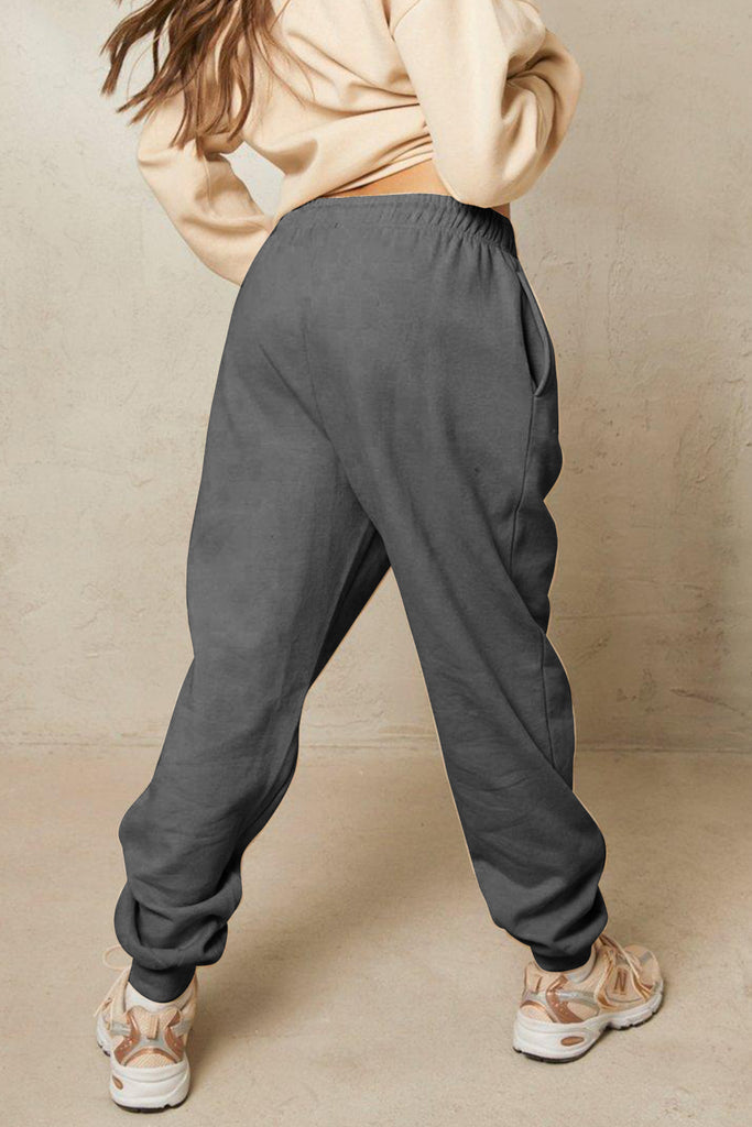 Tan Simply Love Full Size CELESTIAL DREAMER Graphic Sweatpants Sweatpants