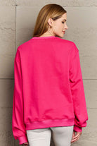 Violet Red Simply Love Full Size IN MY LOVER ERA Round Neck Sweatshirt Clothing