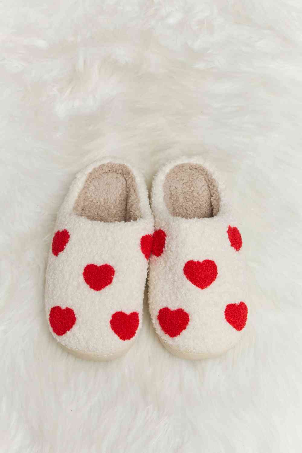 Light Gray Melody Printed Plush Slide Slippers Gifts