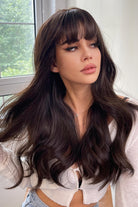Gray Full Machine Long Wave Synthetic Wigs 24'' Wigs