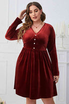 Ivy Reina United States Deep Red 1XL undefined undefined