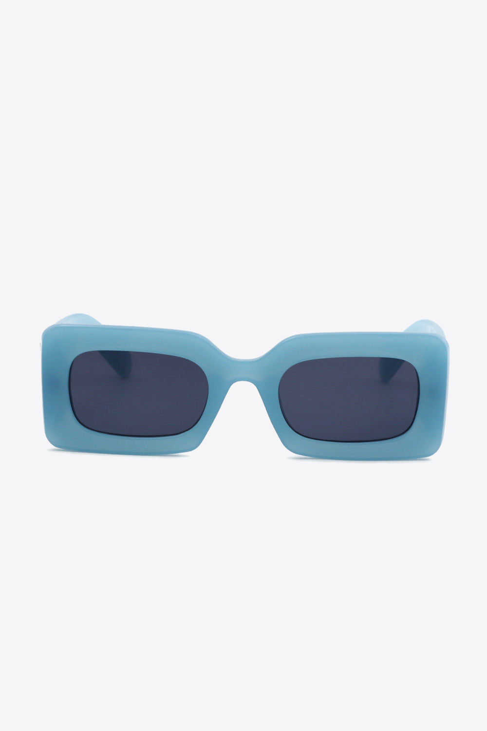 Dim Gray First Of All Polycarbonate Frame Rectangle Sunglasses Sunglasses