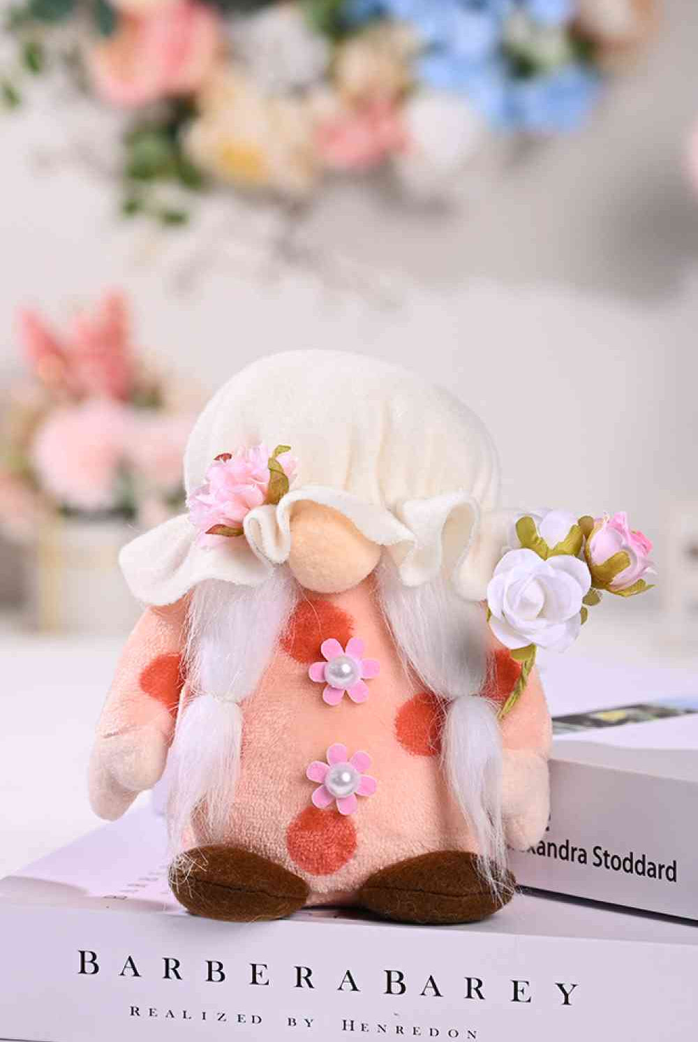 Thistle Mother's Day Flower Decor Short Leg Faceless Gnome Gifts