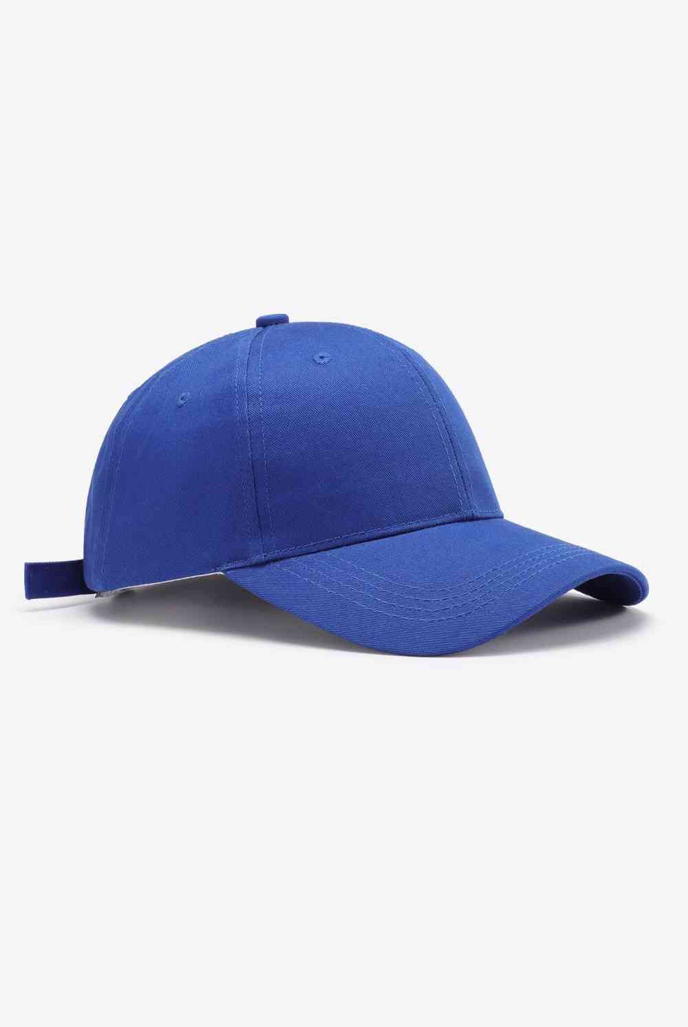 Dark Slate Blue Plain Adjustable Cotton Baseball Cap Gifts