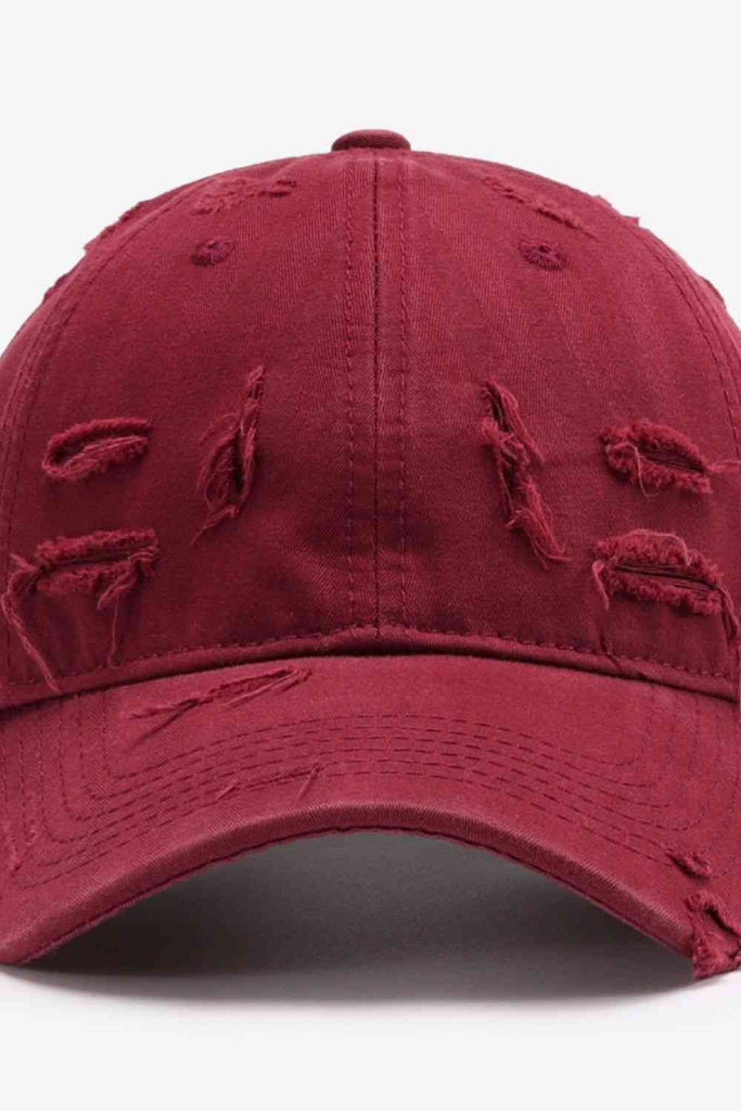 Brown Distressed Adjustable Baseball Cap Gifts